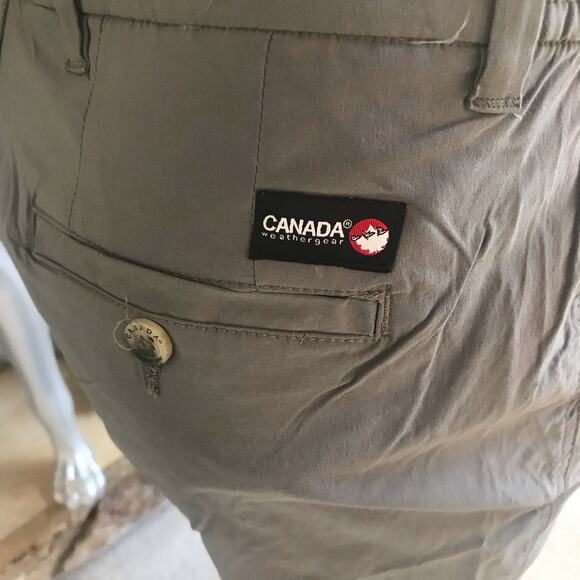 NEW Canada Weather Gear Gray Nylon Rayon Hiking Shorts Men's Size L NWT $60 - Picture 3 of 8